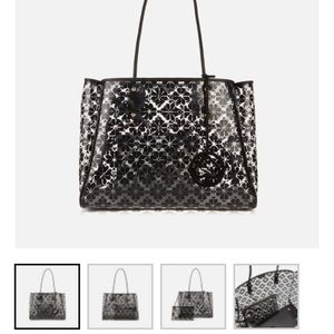 NWT Kate Spade Everything See Through Large Tote - Black